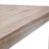 Table à manger rectangulaire en métal et bois 90x150 cm moderne Ankara Catalogue