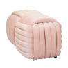 Moderner Design-Pouf aus Samt, geflochten, 90x45x45cm, Softy Kauf