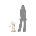 Metall- und Rattan-Pflanzenständer im Boho-Chic-Stil Panama Tower Katalog
