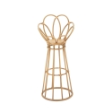 Supports pour plantes en métal et rotin style bohème chic Panama Tower Vente