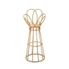 Supports pour plantes en métal et rotin style bohème chic Panama Tower Vente
