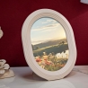 Cadre photo ovale moderne pour support 25x20 cm Ovally Vente
