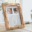 Rechteckiger Holz-Bilderrahmen zum Aufstellen 26x32cm Nature Verkauf
