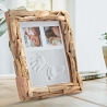 Cornice per foto rettangolare da appoggio in legno 26x32cm Nature Vendita