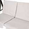 Balancelle de jardin 3 places avec toit pare-soleil 230x120x165 cm gris Deluxe Réductions