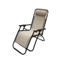 Chaise longue de plage et jardin Rio, inclinable et pliable 