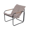 Set giardino 4 posti acciaio tavolino top in vetro cuscini Cannes Offerta