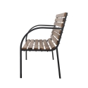 Panchina in legno di abete e acciaio 120x58x83 cm Kovek Offerta