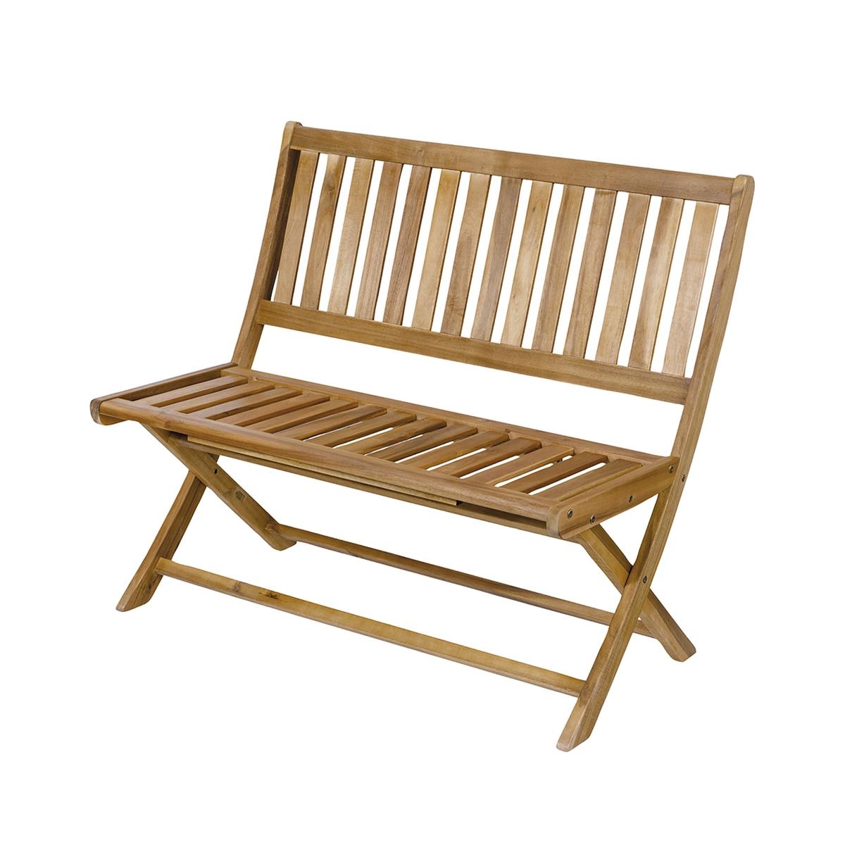 Klappbare 2-Sitzer Bank aus Akazienholz 104x61x90cm Bali Aktion Klappbare 2-Sitzer Bank aus Akazienholz 104x61x90cm Bali Aktion