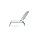 Chaise de plage pliable avec coussin en aluminium Grecia Offre