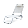 Chaise de plage pliable avec coussin en aluminium Grecia Réductions
