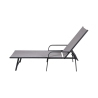 Chaise longue de plage structure en acier, PVC et polyester Varadero Offre