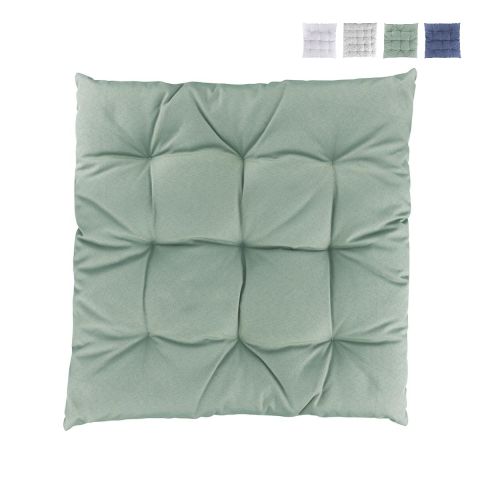 Cuscino per sedie da esterno imbottito idrorepellente 50x45cm Omari Promozione