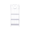 Scaffale 4 ripiani richiudibile in ferro 60,5x28xh.167cm bianco Ravun Offre