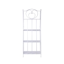 Scaffale 4 ripiani richiudibile in ferro 60,5x28xh.167cm bianco Ravun Catalogue