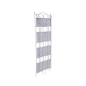 Scaffale 4 ripiani richiudibile in ferro 60,5x28xh.167cm bianco Ravun Choix