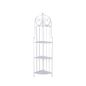 Angoliera 4 ripiani richiudibile in ferro 49x33xh.167cm bianco Alba Offre