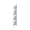 Angoliera 4 ripiani richiudibile in ferro 49x33xh.167cm bianco Alba Réductions