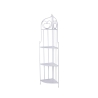 Angoliera 4 ripiani richiudibile in ferro 49x33xh.167cm bianco Alba Promotion