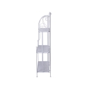 Scaffale 3 ripiani richiudibile in ferro 60,5x28xh.127cm bianco Karnel Remises