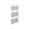 Scaffale 3 ripiani richiudibile in ferro 60,5x28xh.127cm bianco Karnel Catalogue