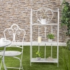 Scaffale 3 ripiani richiudibile in ferro 60,5x28xh.127cm bianco Karnel Vendita