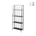 Scaffale da esterno 4 ripiani in ferro battuto richiudibile Durak Promotion