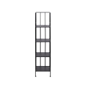 Scaffale da esterno slim 4 ripiani in ferro battuto richiudibile Nuvia Réductions