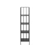 Scaffale da esterno slim 4 ripiani in ferro battuto richiudibile Nuvia Réductions