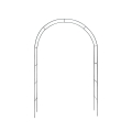 Arco da giardino in ferro 140x240 cm Eden Promozione