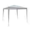Gazebo 3x3 idrorepellente montaggio rapido con kit bianco Tropico Rabatte