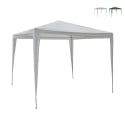 Gazebo 3x3 idrorepellente montaggio rapido con kit bianco Tropico Aktion