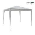 Gazebo 3x3 idrorepellente montaggio rapido con kit bianco Tropico Aktion