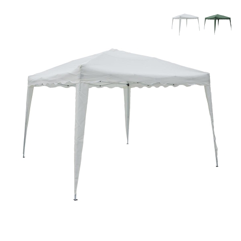 Gazebo estensibile verde 3x3 in alluminio richiudibile Rapido Promozione