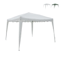 Gazebo estensibile verde 3x3 in alluminio richiudibile Rapido Promozione