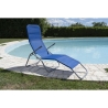 Chaise longue de jardin inclinable pliable basculante Neleko Vente