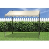 Gazebo a veranda idrorepellente 3x2,5m in ferro ecrù Sarnok Saldi