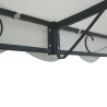 Gazebo a veranda idrorepellente 3x2,5m in ferro ecrù Sarnok Sconti