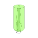 Housse de protection imperméable pour parasol à mât central Amuka Vente