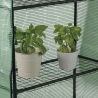 Serre en casier pour plantes avec 4 étagères et bâche protectrice Branik Remises