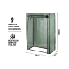 Serre pour plantes de balcon 100x50x150 cm avec bâche de protection Erona Modèle