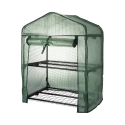 Serre de balcon pour plantes à 2 étagères avec housse de protection Lomea Promotion