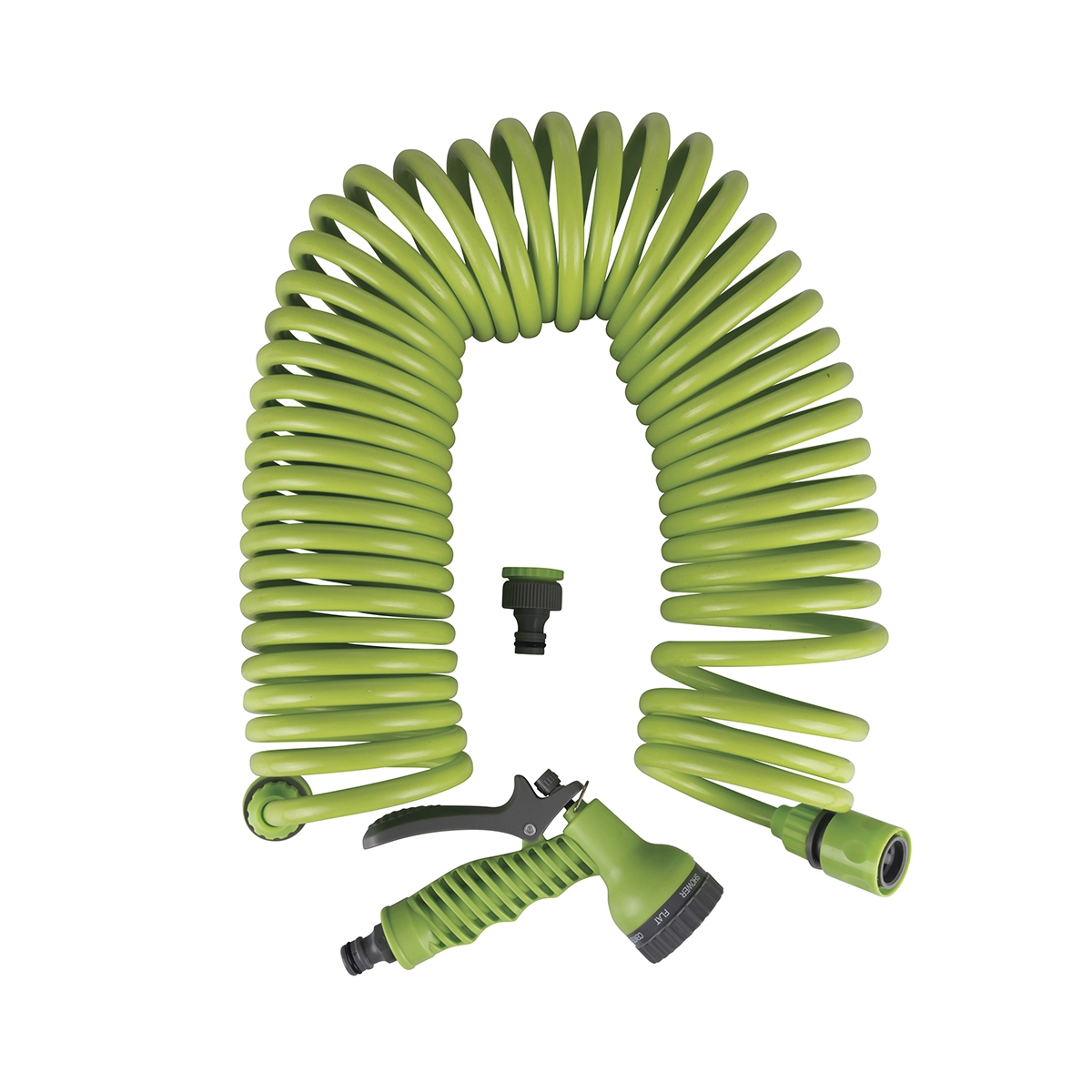 Tubo da giardino flessibile a spirale 12m con pistola Power Promozione Tubo da giardino flessibile a spirale 12m con pistola Power Promozione
