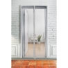 Zanzariera magnetica per porta 130x220cm nastro biadesivo 8 magneti Zanzibar Stock