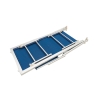 Chaise longue de jardin en aluminium avec pare-soleil Riccione 