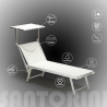 Bain de soleil transat de plage professionnel pare-soleil Santorini 