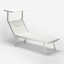 Bain de soleil transat de plage professionnel pare-soleil Santorini 
