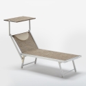 Transat de plage bain de soleil en aluminium Santorini Limited Edition Modèle
