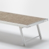 Transat de plage bain de soleil en aluminium Santorini Limited Edition 