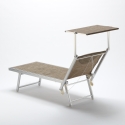 Liegestuhl Strandliege Sonnenliege aus Aluminium Santorini Limited Edition Auswahl
